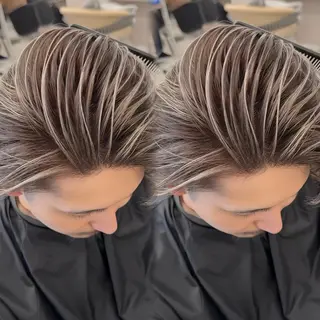 ショート 🇺🇸ルミナ🔥 海外ハイライトのヘアスタイル