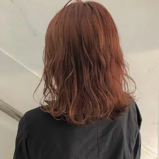 ミディアム カラー CLUTCH天王寺 西藤遥河のヘアスタイル