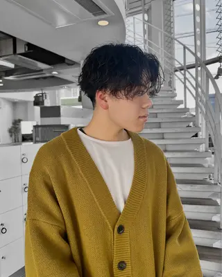 ショート パーマ メンズ 【メンズパーマ特化】 🔥似合わせパーマのヘアスタイル