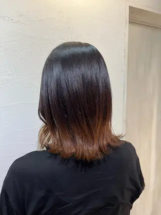 ミディアム カラー ❤️ブリーチ暖色カ ラー❤️NAOのヘアスタイル