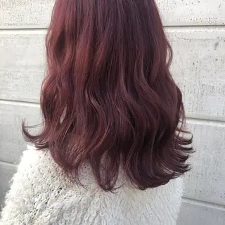 ミディアム カラー パーマ ヘアアレンジ 八巻 晴香のヘアスタイル