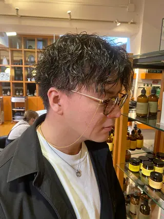 パーマ メンズ miyu カットモデル募集中のヘアスタイル