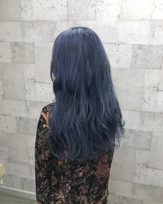 ロング カラー インナーカラー/天神 ブリーチ/吉田のヘアスタイル