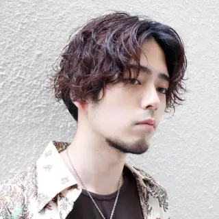 ミディアム メンズ FERIA fam 小林勇太のヘアスタイル