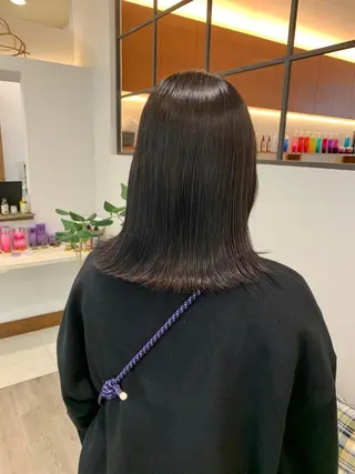 ミディアム カラー Door代官山所属・詩織/パーマ /代官山のヘアスタイル