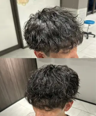 パーマ メンズ 宇田川 大輝のヘアスタイル