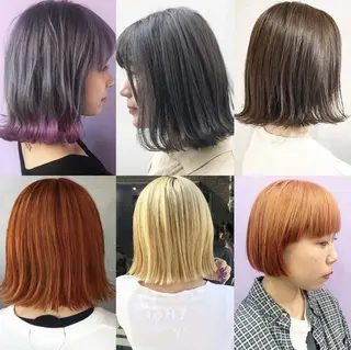 ショート M所属・ハイトーン/透け感 カラー🎀真香のヘアスタイル