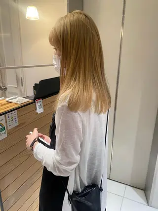 ロング カラー Pros所属・nana/レイヤー /酸性ストレートのヘアスタイル