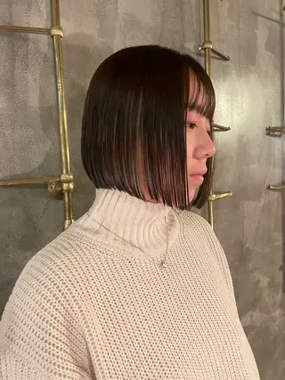 ショート カラー パーマ ヘアアレンジ レイヤー/似合わせ MADOKAのヘアスタイル