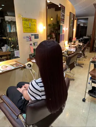 ロング カラー hair &make RIHGA 荒井店所属・hoshi mayuのヘアスタイル