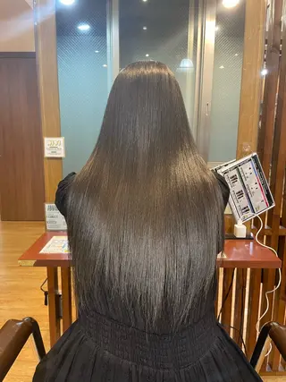 ロング デザインカラー／ ハイトーン／竹井俊介のヘアスタイル