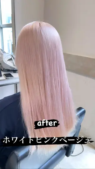 ロング カラー カラースペシャリスト ・齊藤 羽瑠輝のヘアスタイル