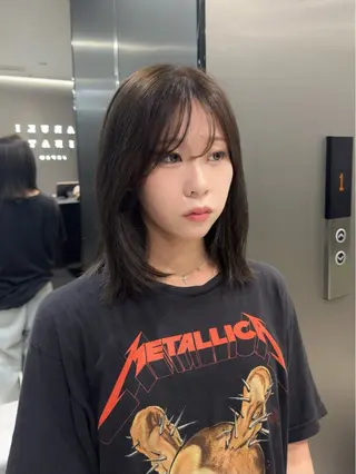 ミディアム cocoa 💫のヘアスタイル