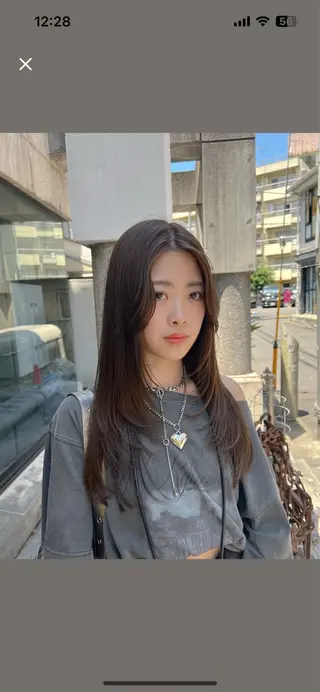 ロング カラー ヘアアレンジ 透明感/艶髪矯正 🪐takushiのヘアスタイル