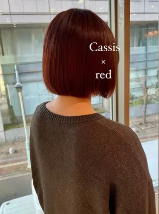 ショート 加納千華 /ボブ/ぱつっとボブのヘアスタイル