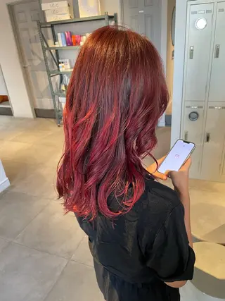 セミロング カラー 辻堂メンズ特化 YU-YAのヘアスタイル