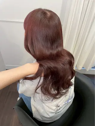 ロング こはな🎀梅田🎀 髪質改善カラー💝のヘアスタイル