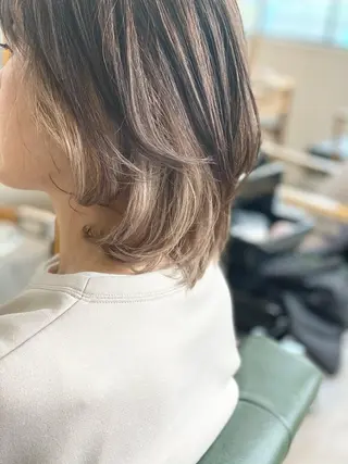 カラー a-o岡野　こやま しんぺいのヘアスタイル