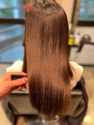 ミディアム 美髪矯正 Rioのヘアスタイル