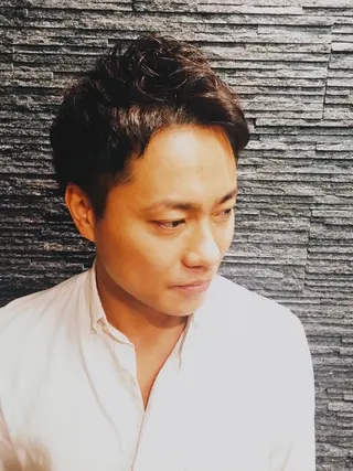 ショート メンズ ヒロ銀座御徒町店長 孫田航平のヘアスタイル