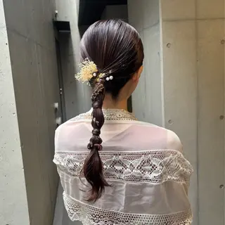 ロング ヘアアレンジ 〖❁田尻千尋| LEONID❁〗のヘアスタイル