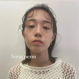 ミディアム ボブパーマ ♡ヨシカワハナコのヘアスタイル