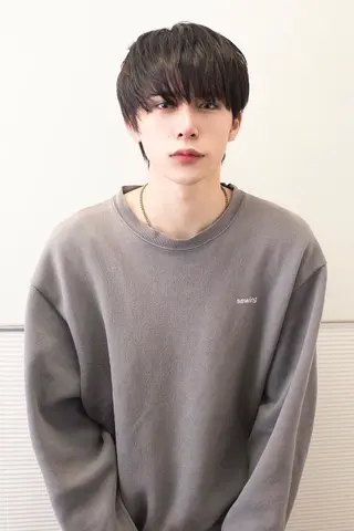 ミディアム メンズ 千葉 慎也のヘアスタイル