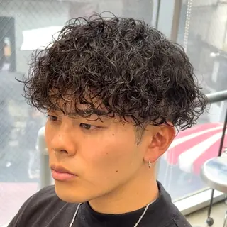 パーマ メンズ 似合わせパーマ/ 艶髪矯正/文哉のヘアスタイル