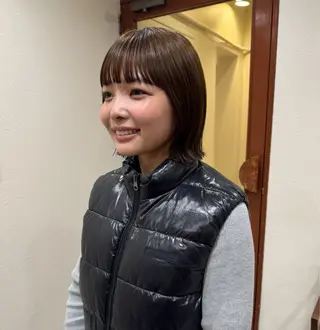 ショート パーマ/髪質改善 暖色カラー🍇akoのヘアスタイル