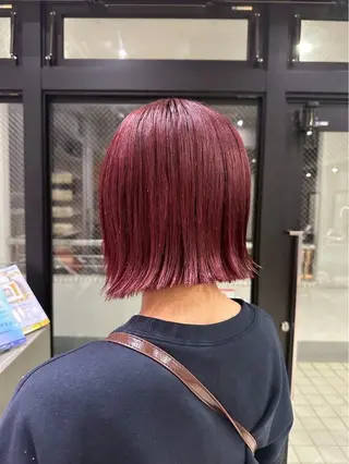 ミディアム カラー SEPT.所属・キラ/ ブリーチモデル募集中のヘアスタイル