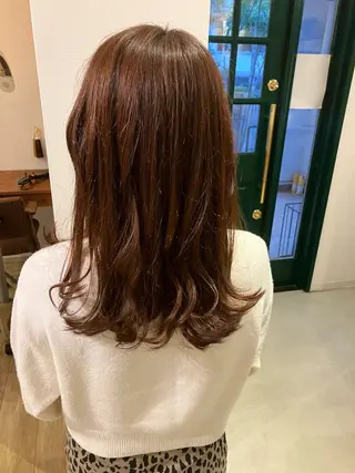ロング 清水 美香のヘアスタイル
