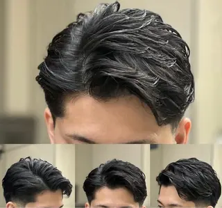ショート パーマ メンズ 渡邉 直登のヘアスタイル