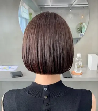 ミディアム カラー パーマ 森山 陽菜のヘアスタイル