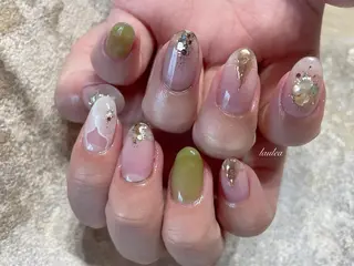 ミディアム ネイル nagase yumiのネイルデザイン