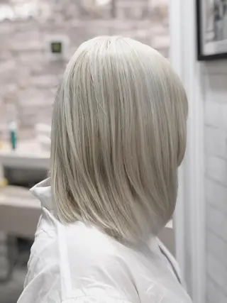 セミロング カラー 💙髪質改善 💙和田💙のヘアスタイル