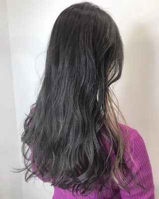 ロング カラー 酸性ストレート/ブリ ーチなし/中村 匠のヘアスタイル