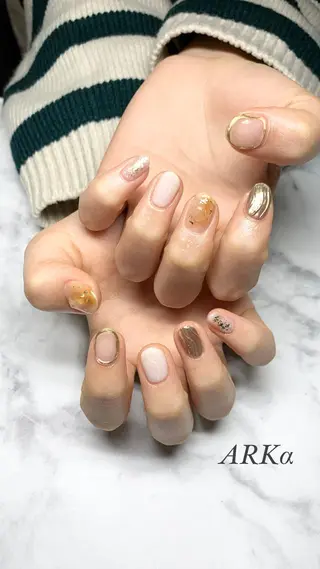 ショート ネイル Nailsalon ARKαのネイルデザイン
