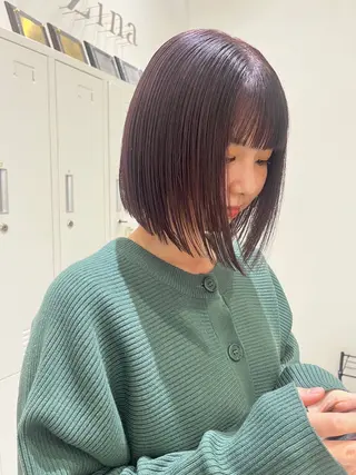 ショート zina福岡天神📛 井上美乃里のヘアスタイル
