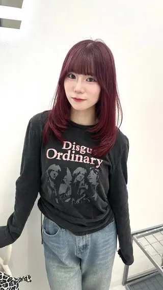 セミロング 大人っぽ中韓レディ ヘア🤍MAOのヘアスタイル