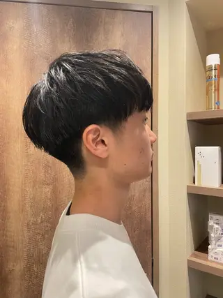 メンズ 山口里莉 /パーマモデル募集のヘアスタイル