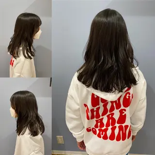 セミロング ase.糸島店所属・UEDA AYAのヘアスタイル