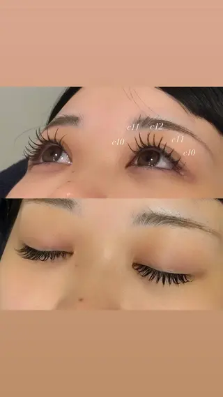 マツエク・マツパ ange  eye Hoshina*のマツエク・マツパデザイン