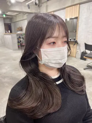 ロング カラー 韓国レイヤー/ 顔周り💕田中将吾のヘアスタイル