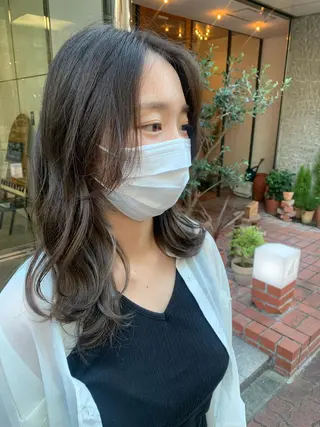 セミロング mono.所属・南茨/ヘッドスパ /カット/momoのヘアスタイル