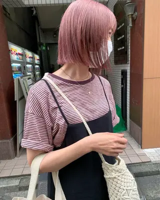セミロング 🩶横浜美容室 透明感カラー✝️るみのヘアスタイル