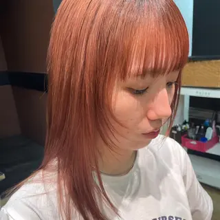 セミロング カラー ヘアアレンジ 🫧FEAT. ／Rikka 🫧のヘアスタイル