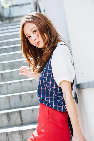 セミロング 島田 竜輔のヘアスタイル