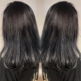 セミロング カラー ♡美髪•艶髪♡砂川 なつきのヘアスタイル