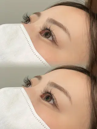 マツエク・マツパ canvas hair produce所属・新居 一杏のマツエク・マツパデザイン