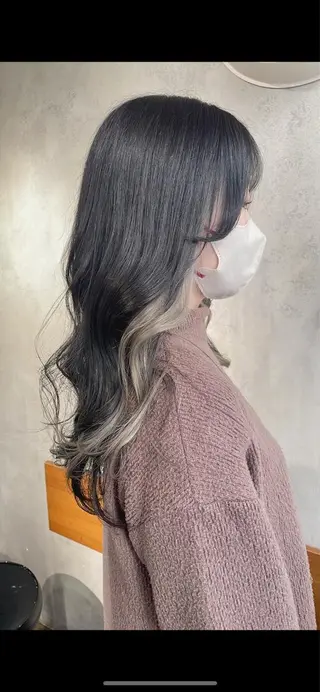 ロング カラー 梅田美容室 山崎海波のヘアスタイル
